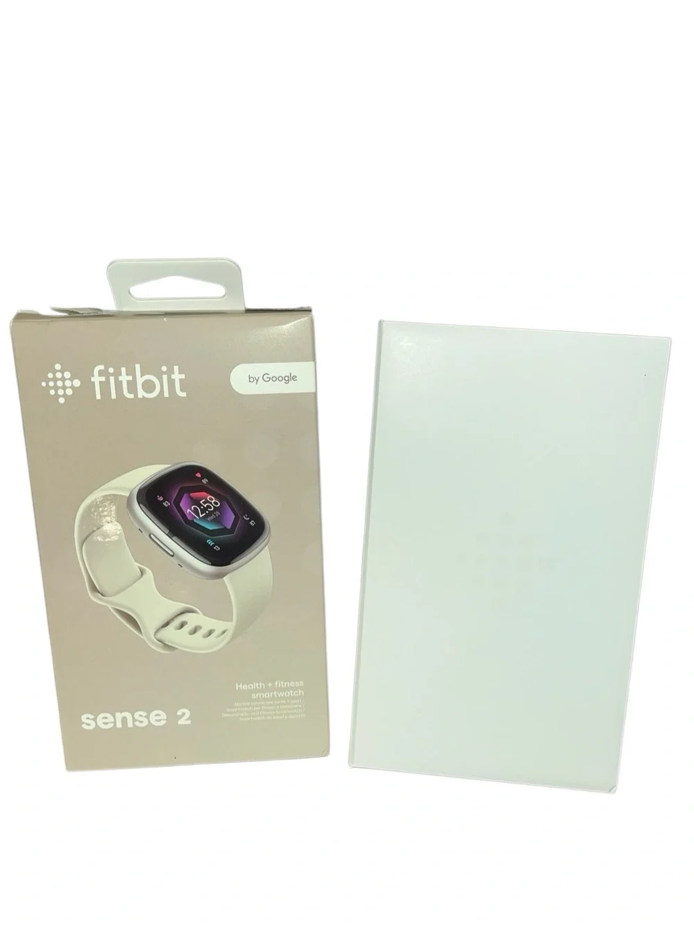 Fitbit Sense 2 Smartwatch Aluminum 24mm * Like New * 2 Bands * Box * Charger